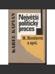 Největší politický proces - Milada Horáková a spol. [komunistické politické procesy 50. let] - náhled