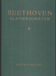 Beethoven klaviersonaten ii - náhled