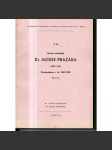 Literární pozůstalost dr Aloise Pražáka - náhled