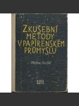 Zkušební metody v papírenském průmyslu - náhled