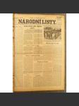 Národní listy, duben 1935 (roč. 75. ; čísla 92 - 119) staré noviny, první republika - - (Hol) - náhled