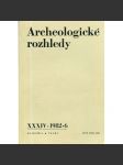 Archeologické rozhledy XXXIV - 1982, č. 6. - náhled