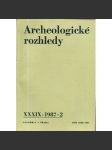 Archeologické rozhledy, roč. XXXIX - 1987, sešit 2 - náhled