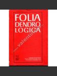 Folia Dendrologica, 12/85 (ročenka, pěstování stromů, stromy, dřevin, lesnictví, biologie, mj. Dub, Lípa, ekologie, biomasa) - náhled