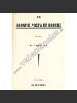 De horatio poeta et homine - náhled