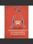 6 snadných variací na moravskou národní píseň - náhled