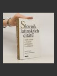 Slovník latinských citátů - náhled