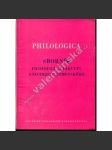Philologica, sborník Filozofickej fakulty UK, 1962 - náhled