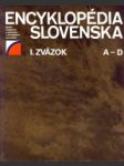 Encyklopédia Slovenska I. A-D - náhled