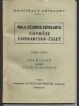 Malá učebnice esperanta - náhled
