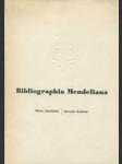Bibliographia Mendeliana - náhled