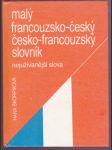 Malý francouzsko-český česko-francouzský slovník - náhled