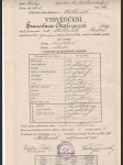 Dobový formulář vysvědčení měšťanská škola chlapecká kukleny hradec králové ze dne 28. června 1928 - náhled