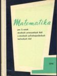 Matematika pre 2. roč. SPŠ a SPTŠ - náhled