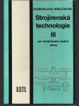 Strojírenská technologie III pro uč. obory - náhled