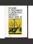Studie o technice v českých zemích 1800-1918 - III. (Sborník Národního technického muzea) - náhled