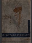 Slovenské pohľady 1930 č. 2. roč. 46. - náhled