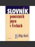 Slovník pomístních jmen IV. (Bíg - Bož) - náhled