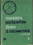 Zbierka riešených úloh z geometrie I. - náhled