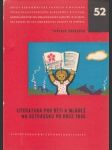 Literatura pro děti a mládež na Ostravsku po roce 1945 - náhled