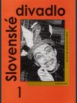 Slovenské divadlo 1998 č.1. - náhled