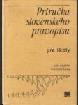 Príručka slovenského pravopisu - náhled