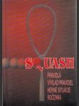 Squash.Pravidlá,výklad pravidiel,herné situácie,ročenka - náhled