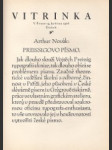 Vitrinka na krásné knihy,vazby a jiné hezké věci 1925-1926 č. 1.-6. roč. 3. - náhled