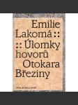 Úlomky hovorů Otokara Březiny (Otokar Březina, biografie) - náhled