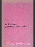 O bottovej " smrti jánošíkovej " - brtáň rudo - náhled