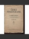 Česká bibliografie za rok 1909 (literární věda, soupis knih) - náhled