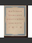Ročenka Štencova grafického kabinetu, 1919 [Z obsahu: Tvorba nakladatelství Štenc - knižní úprava, typografie, ilustrace, krásná kniha] - náhled