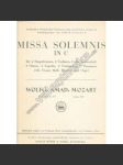 Missa Solemnis in C - náhled