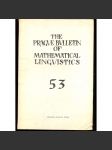The Prague Bulletin of Mathematical Linguistics 53 (1990) - náhled