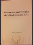 Význam hlasové výchovy při nápravě mluvního hlasu - náhled