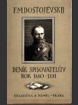Deník spisovatelův za rok 1880-1881 - náhled