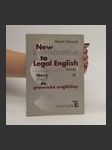 New introduction to legal English. Volume I = Nový úvod do právnické angličtiny - náhled