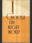 Choose the right word - náhled