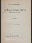 Ve škole mistrově - kněžské meditace - iv - červánky - huonder antonín - náhled