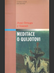 Meditace o Quijotovi - náhled