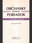 Občiansky súdny a notársky poriadok - náhled