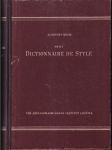 Dictionnaire de Style (veľký formát) - náhled