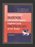 Anglicko-český slovník výtvarného umění - náhled