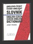 Anglicko-český,česko-anglický slovník - náhled