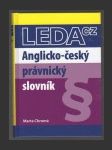 Anglicko-český právnický slovník - náhled