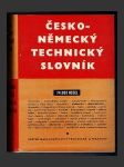 Česko-německý technický slovník - náhled