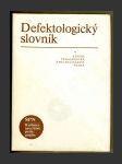 Defektologický slovník - náhled