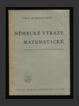 Německé výrazy matematické - náhled