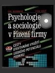 Psychologie a sociologie v řízení firmy - náhled