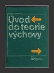 Úvod do teorie výchovy - náhled